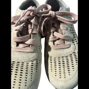Dansko Women's Charlie Rose Suede Sneakers Pink Shoes‎ Lace-up Comfort Size 37